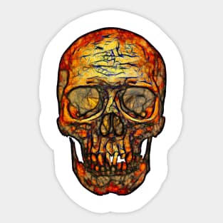 Hot Skull Sticker